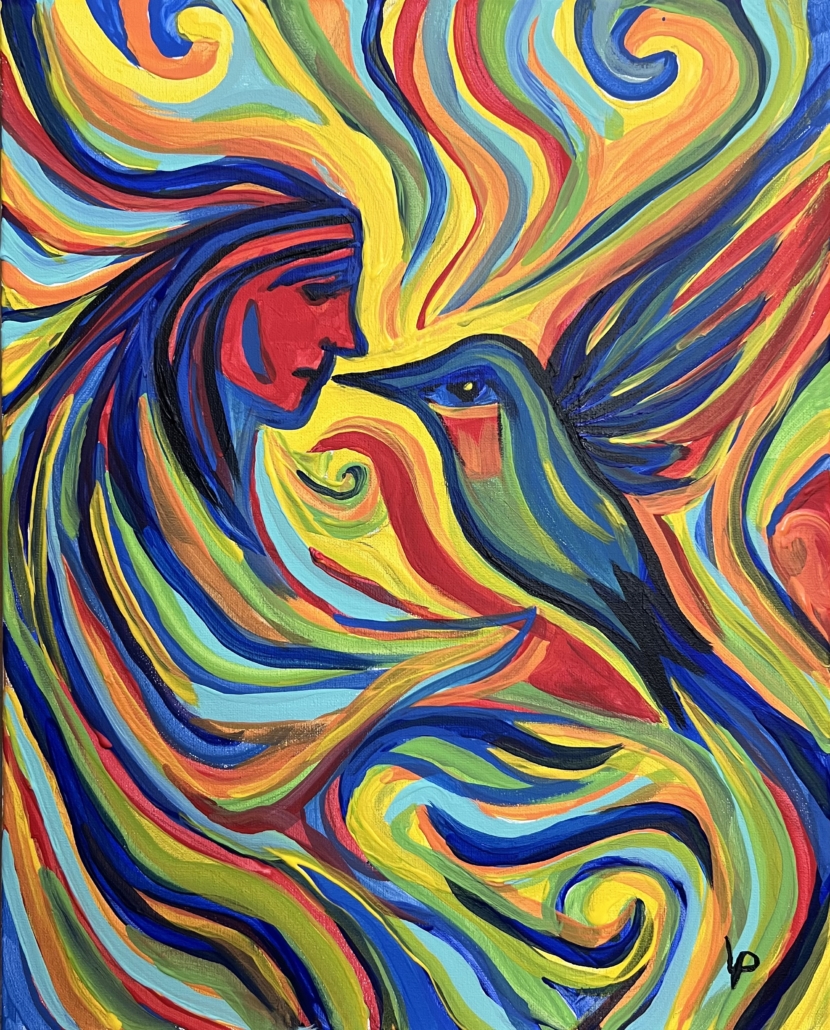 Wings of the Medicine Man (Spirit Current Hummingbird)