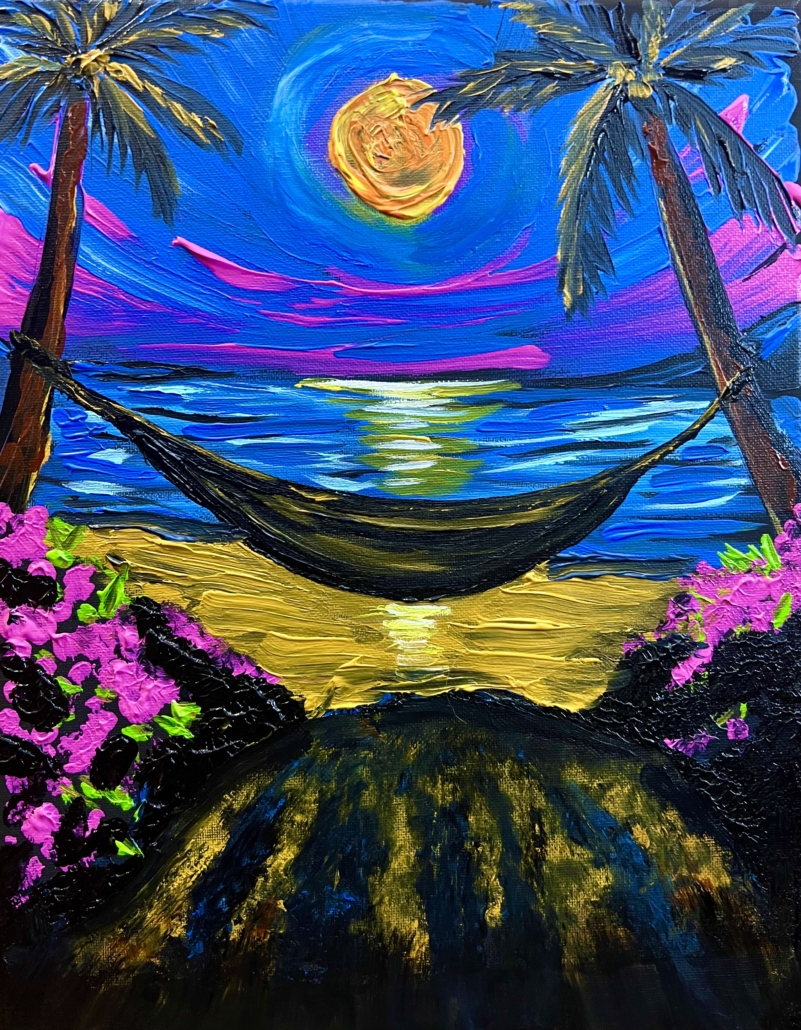 Hammock Under a Painted Moon